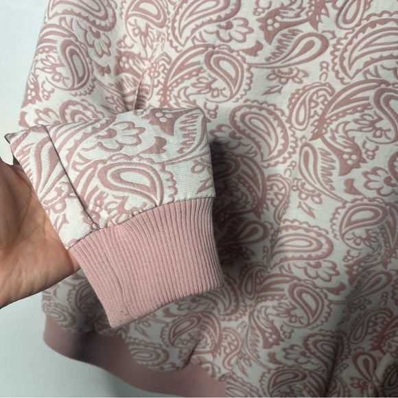 Women's Victoria Beckham Target - Blush Floral Jacquard Bomber Jacket - Picture 8 of 12